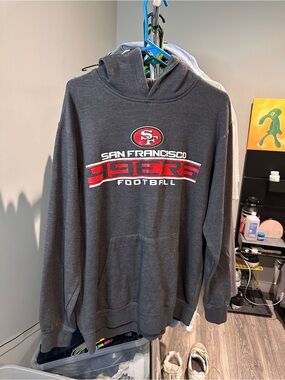 NFL Team Apparel San Francisco 49ers Hoodie Sweatshirt Size Large Pre-Owned